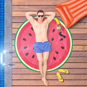 Watermelon Fruit Slice Summer Party Beach Blanket Towel