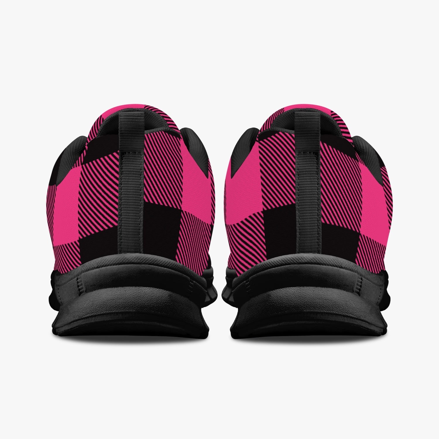 Pink Lumberjack Plaid Sneakers
