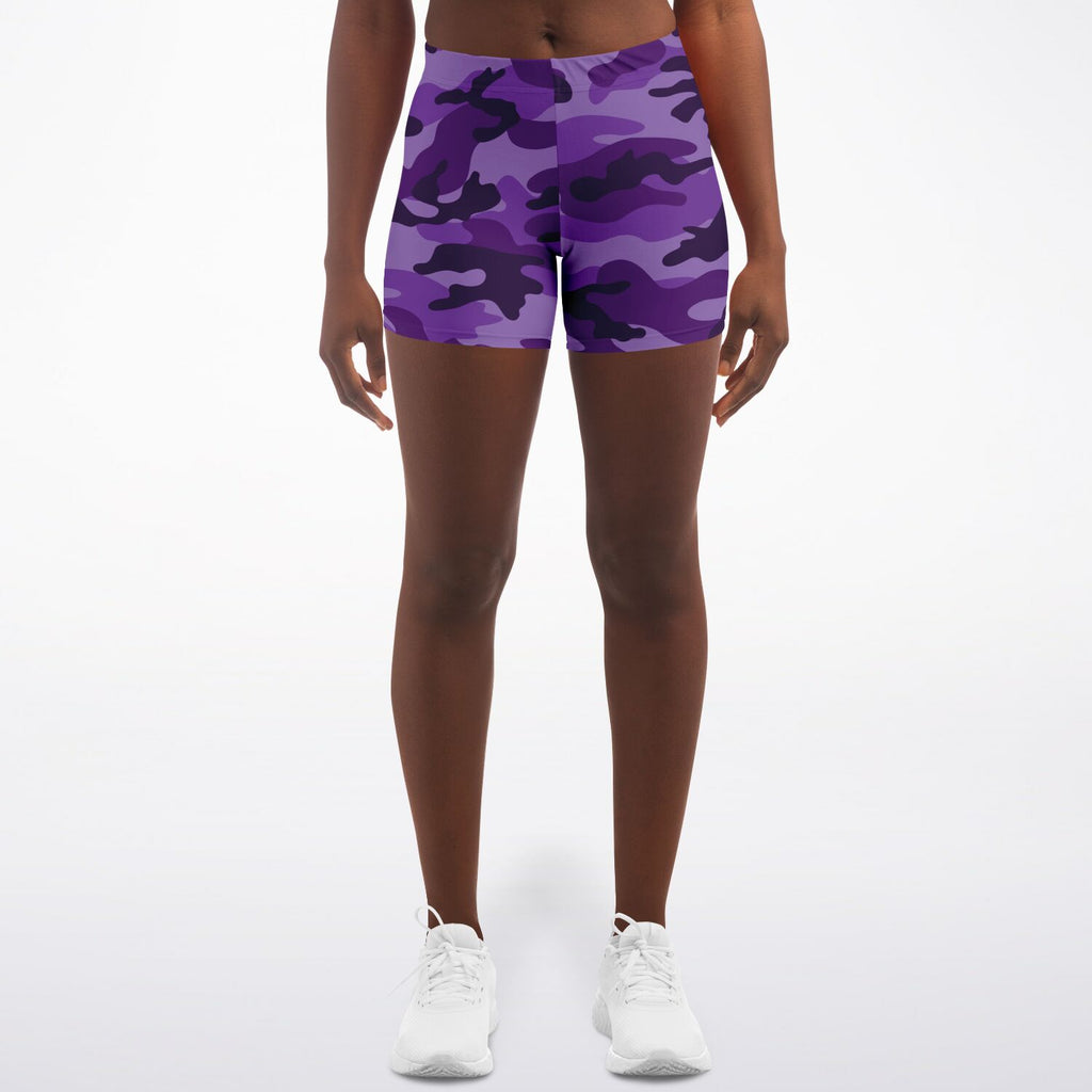 All Purple Camo Shorts