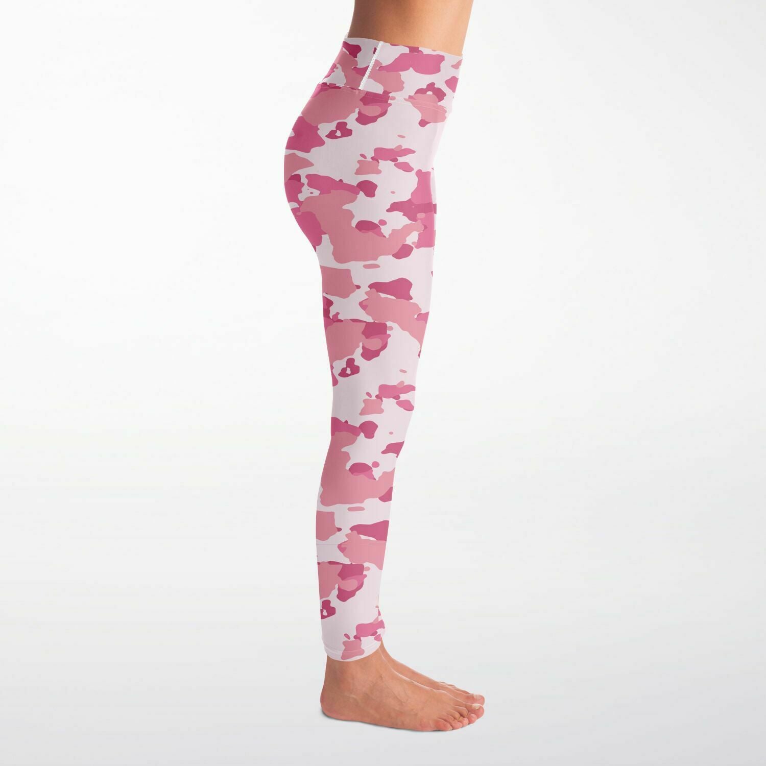 Pink Jungle Forest Camo Leggings