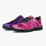 All Purple Pink Camo Sneakers