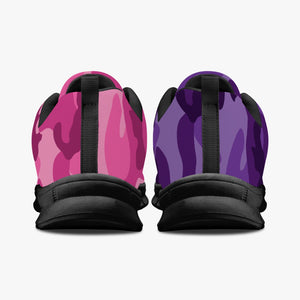All Purple Pink Camo Sneakers