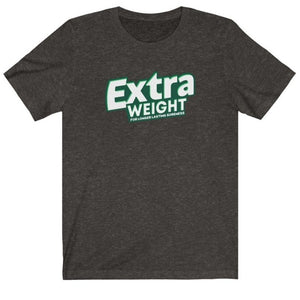 Extra Weight For Long Lasting Soreness Black Heather T-Shirt