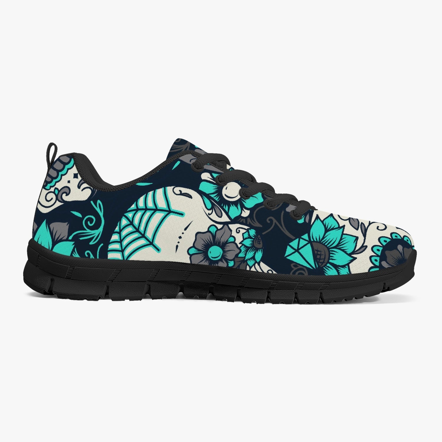 Aqua Day Of The Dead Sneakers