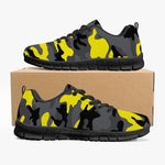 Black Yellow Camo Sneakers