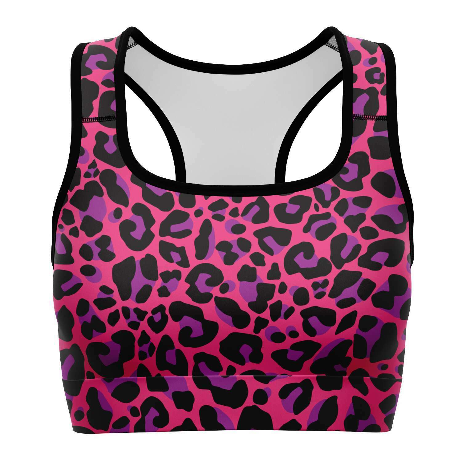Leopard Pink Sports Bra