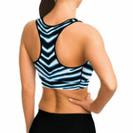 Carolina Zebra Sports Bra