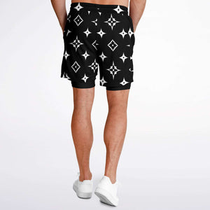 Black Luxury Brand Shorts