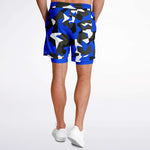 M90 Blue Modern Warfare Camo Shorts