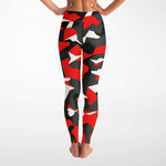 M90 Red Modern Warfare Camo Leggings