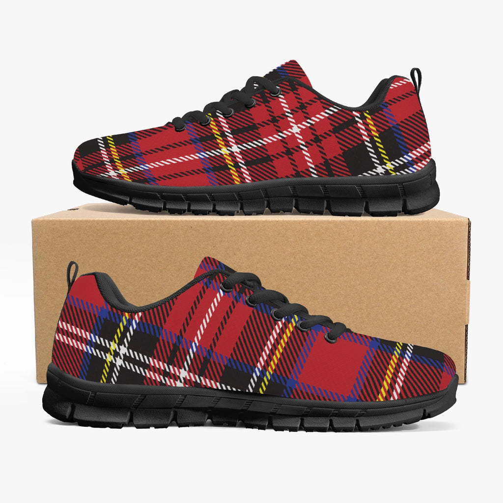 Punk Rock Plaid Sneakers