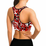 80s Distortion Sports Bra
