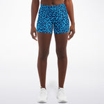 Blue Leopard Shorts