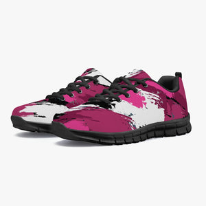 Pink Brush Camo Sneakers
