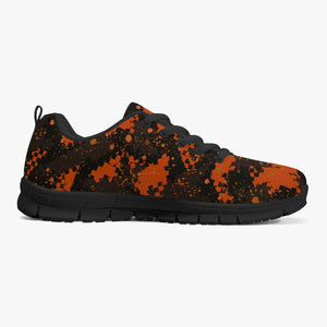 Orange  Digital Camo Sneakers