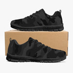All Black Camo Sneakers