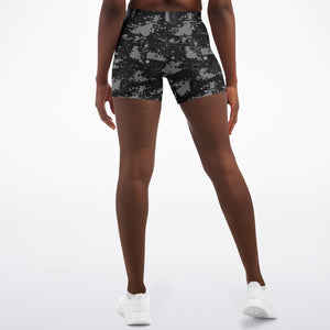 Grey Digital Camo Shorts