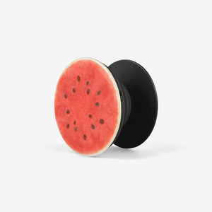 Juicy Sweet Red Green Watermelon Summer Time Slice Popsocket Black Slide