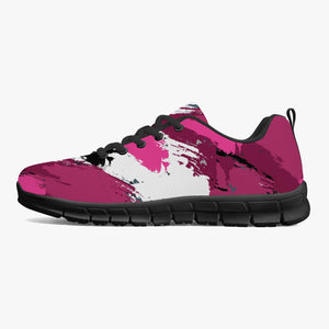 Pink Brush Camo Sneakers