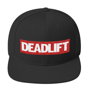 Unisex Deadlift Super Hero Powerlifting Snapback WOD Fitness Black Hat