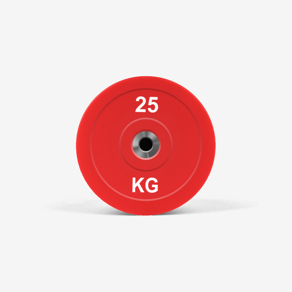Red 25 KG Olympic Weight Powerlifter Competition Popsocket Front