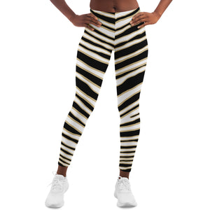 New Orleans Zebra Stripe Leggings