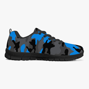 Black Blue Camo Sneakers
