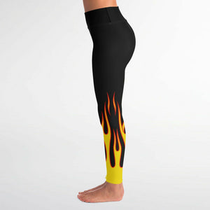 Classic Fire Flames Leggings