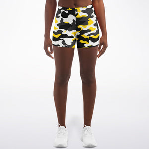 Urban Jungle Yellow Camo Shorts