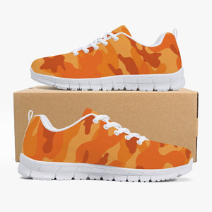 All Orange Camo Sneakers