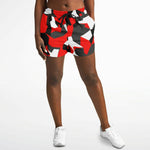 M90 Red Modern Warfare Camo Running Shorts