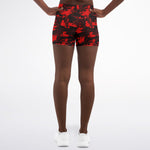 Red Digital Camo Shorts