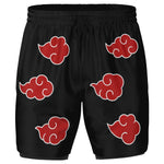 Red Anime Clouds Shorts