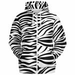 Unisex Black White Bengal Eye Of Tiger Stripes Athletic Joggers