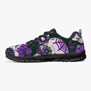 Purple Day Of The Dead Sneakers
