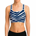 Indianapolis Zebra Stripe Sports Bra