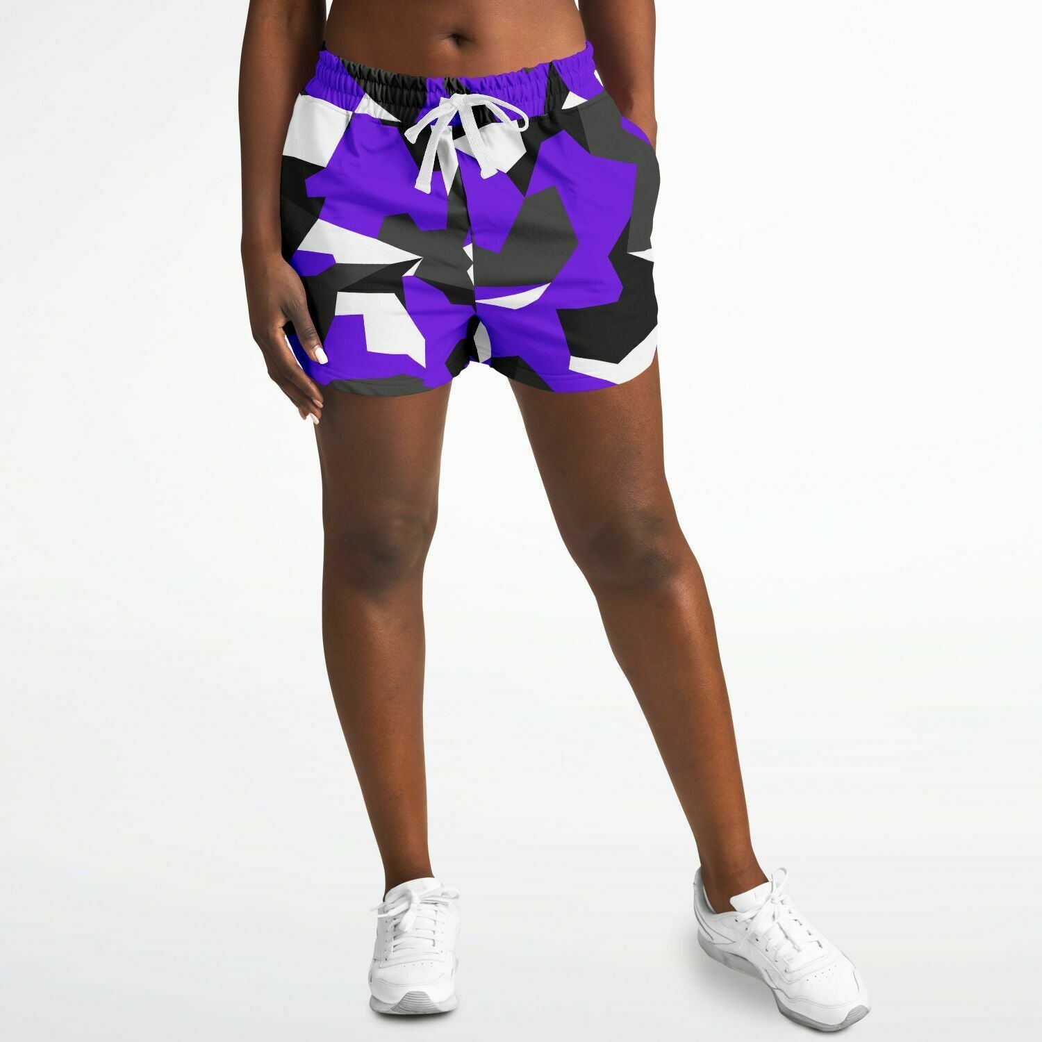 M90 Purple Modern Warfare Camo Running Shorts