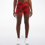 All Red Camo Shorts