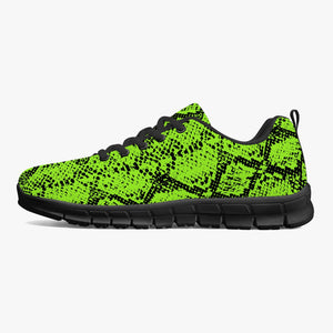 Green Snakeskin Sneakers