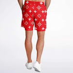 Red Luxury Brand Shorts