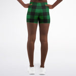 Green Lumberjack Plaid Shorts