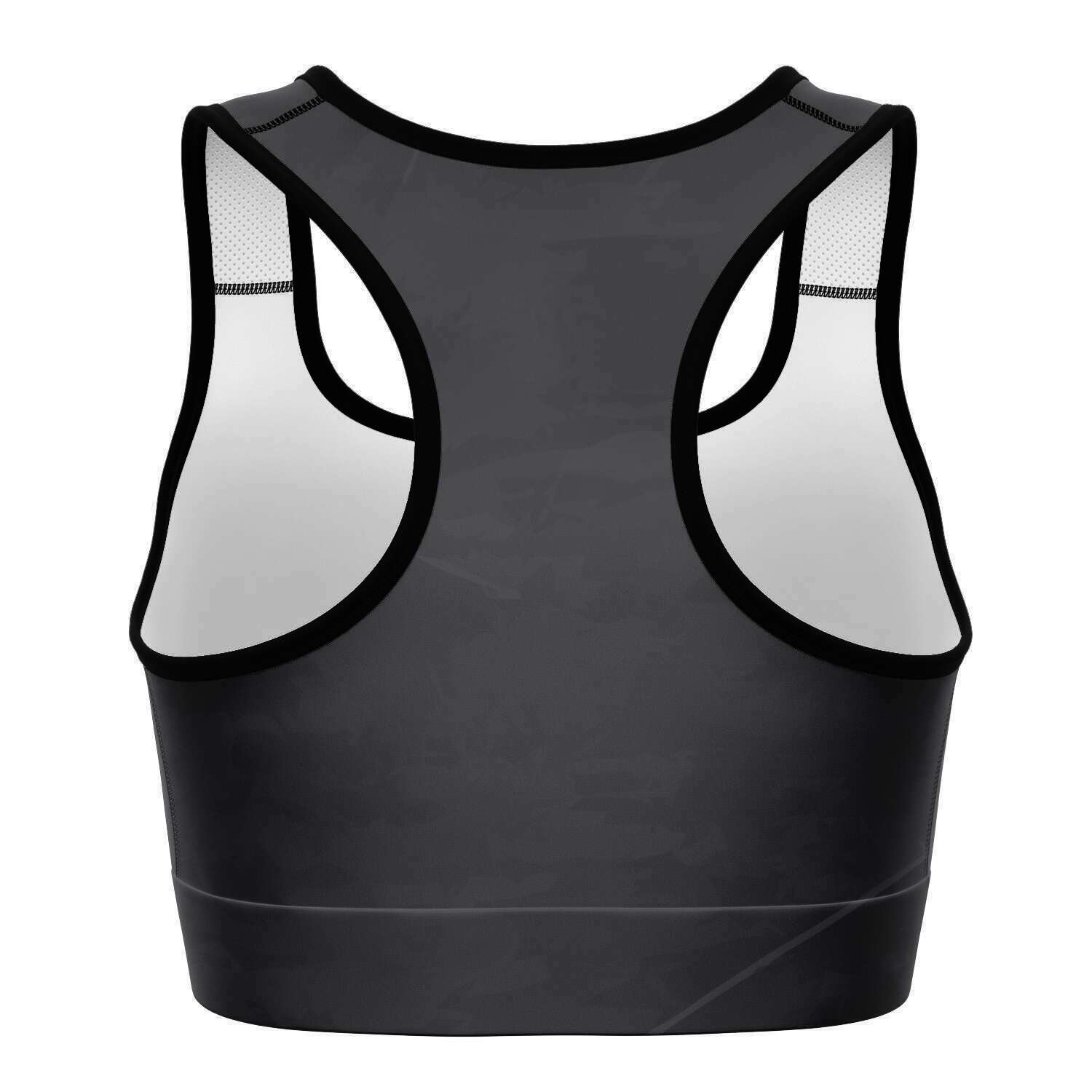 Women's Chalk Dirty To Me Hands Athletic Sports Bra Back