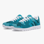 All Cyan Camo Sneakers