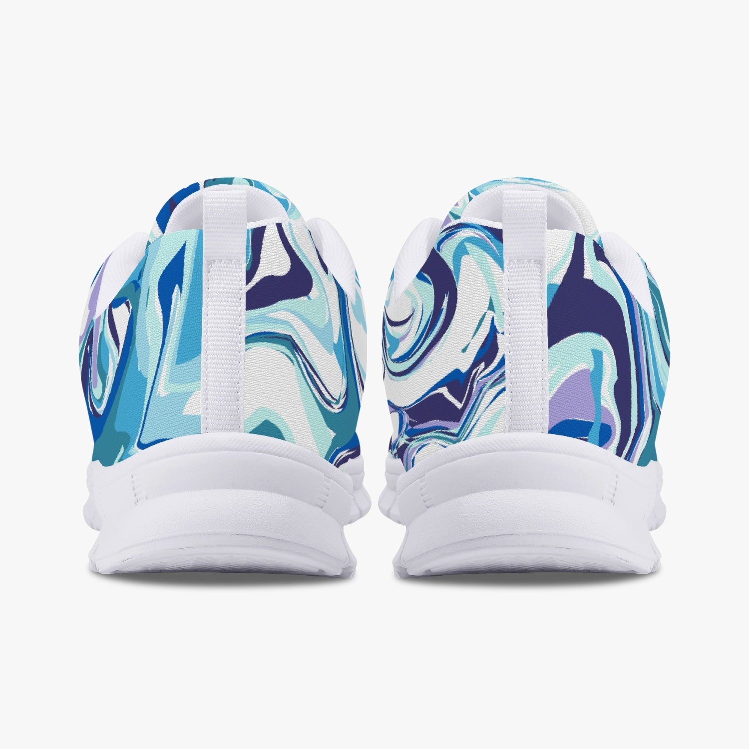 Blue Marble Sneakers