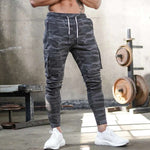 Grey Camo Multi-Pocket Joggers