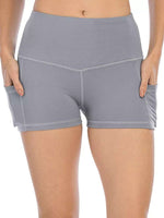 Light Grey Shorts With Pockets