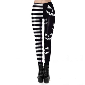 Black Jack-O-Lantern Leggings