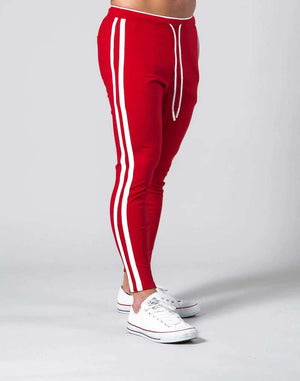 Classic Red Athletic Joggers