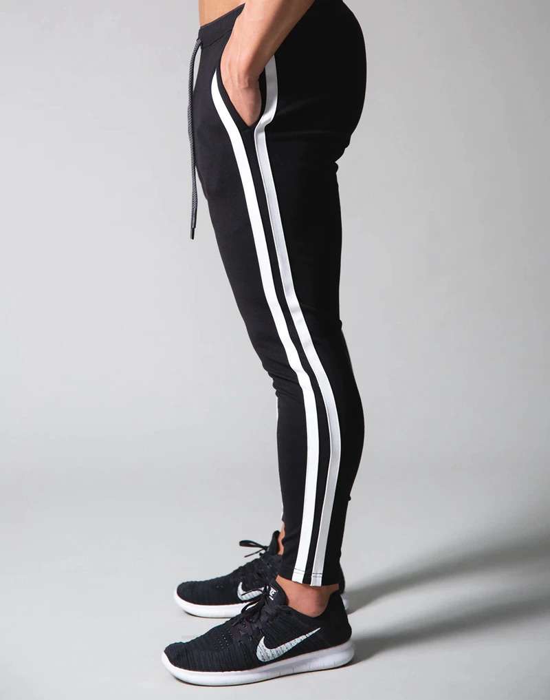 Classic Black Athletic Joggers