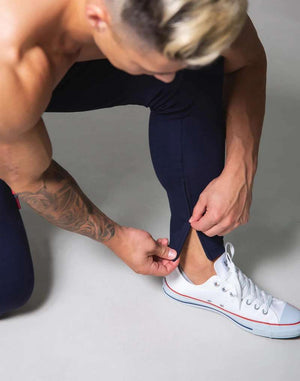 Classic Navy Athletic Joggers
